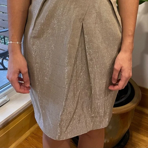 Designer strapless silver dress 👗 - Picture 5 of 8